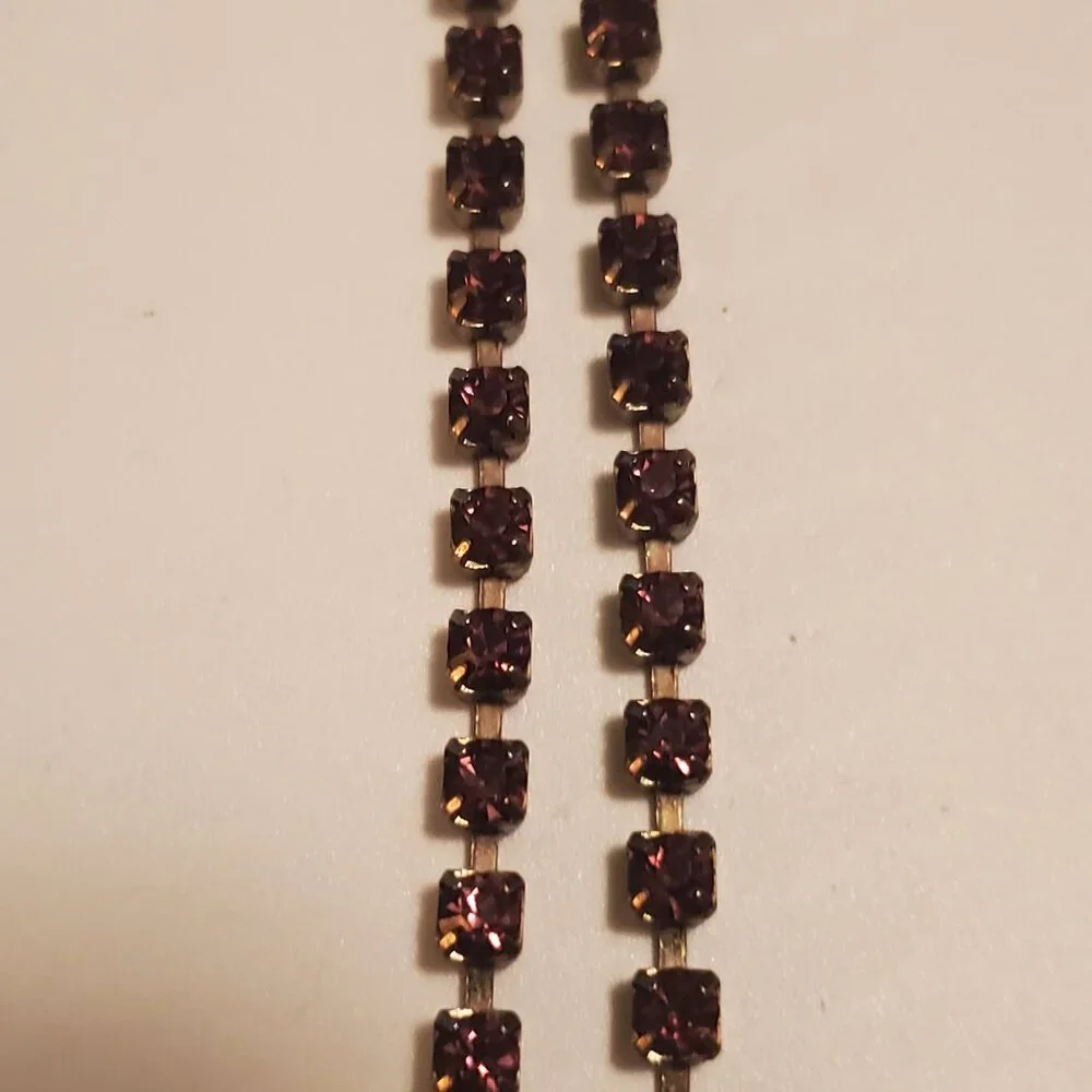 1 Big Ruby Stone Necklace, item # A 1238, wt . 42 grams. - Picture 5 of 13